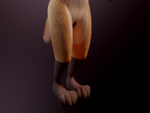 Agnes Anthro Fox 3D मॉडल