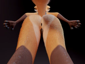 Agnes Anthro Fox Modello 3D