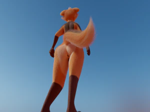 Agnes Anthro Fox Modello 3D