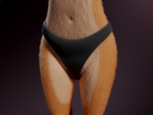 Agnes Anthro Fox 3D मॉडल