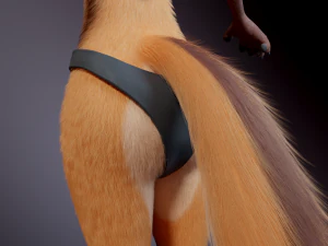 Agnes Anthro Fox Modello 3D