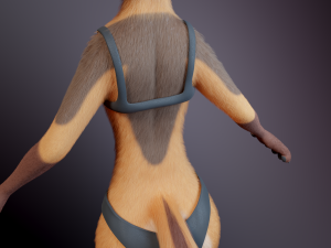 Agnes Anthro Fox 3D मॉडल