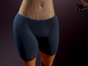 Agnes Anthro Fox 3D मॉडल