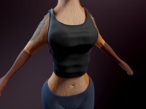 Agnes Anthro Fox 3D मॉडल