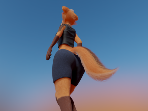 Agnes Anthro Fox 3D मॉडल