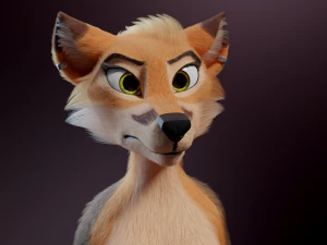 Agnes Anthro Fox Modello 3D