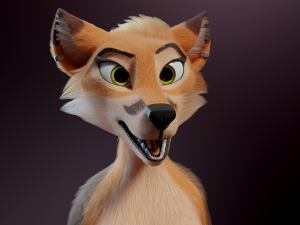 Agnes Anthro Fox 3D मॉडल