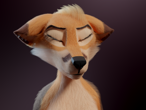 Agnes Anthro Fox 3D मॉडल