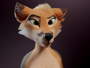 Agnes Anthro Fox 3D मॉडल