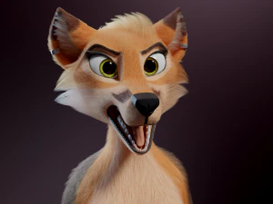 Agnes Anthro Fox Modello 3D