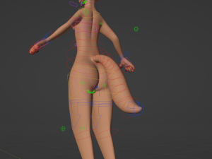 Agnes Anthro Fox 3D मॉडल