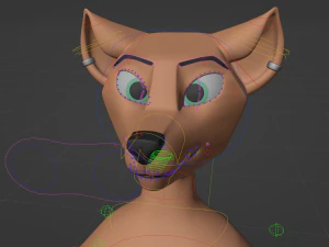 Agnes Anthro Fox Modello 3D