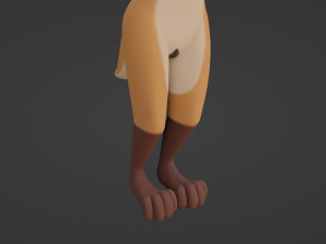 Agnes Anthro Fox 3D मॉडल