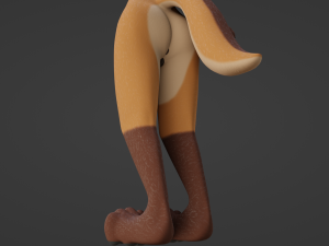 Agnes Anthro Fox 3D मॉडल