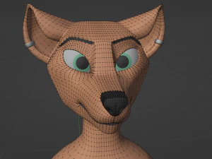 Agnes Anthro Fox Modello 3D