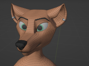 Agnes Anthro Fox 3D मॉडल