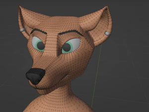 Agnes Anthro Fox Modello 3D