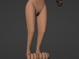 Agnes Anthro Fox 3D मॉडल