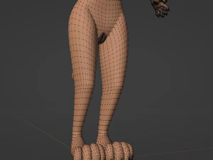 Agnes Anthro Fox Modello 3D