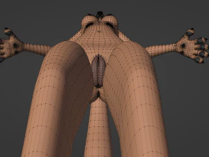 Agnes Anthro Fox Modello 3D