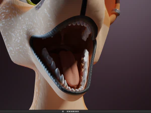 Agnes Anthro Fox Modello 3D