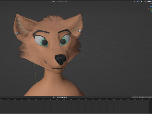 Agnes Anthro Fox 3D मॉडल