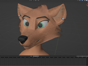 Agnes Anthro Fox 3D मॉडल