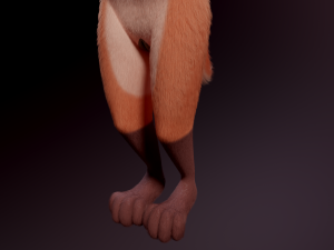 Celeste Anthro Fox Modelo 3D