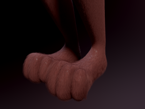 Celeste Anthro Fox Modelo 3D