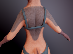 Celeste Anthro Fox Modelo 3D