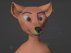 Celeste Anthro Fox 3D Model