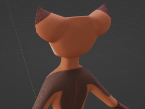 Celeste Anthro Fox Modelo 3D