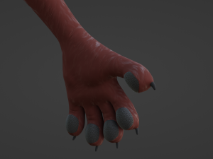 Celeste Anthro Fox Modelo 3D