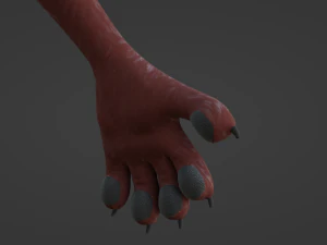 Celeste Anthro Fox 3D Model