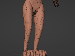 Celeste Anthro Fox Modelo 3D