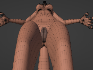 Celeste Anthro Fox Modelo 3D