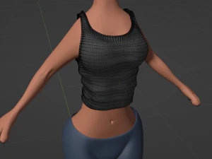 Celeste Anthro Fox 3D Model