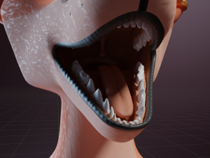 Celeste Anthro Fox Modelo 3D
