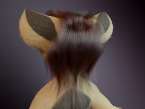 Arthur Anthro Lion Model 3D