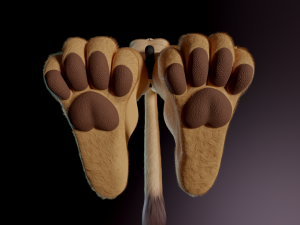 Arthur Anthro Lion Model 3D
