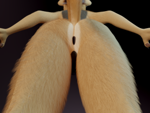 Arthur Anthro Lion Model 3D