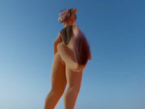 Arthur Anthro Lion 3D Model