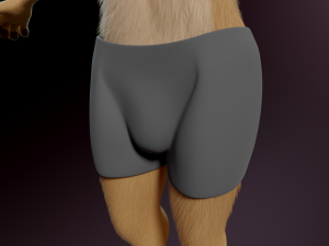 Arthur Anthro Lion Model 3D