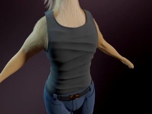Arthur Anthro Lion 3D Model