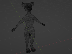 Arthur Anthro Lion Model 3D