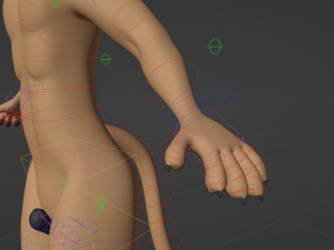 Arthur Anthro Lion Model 3D