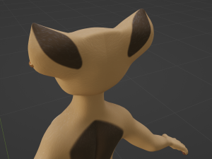 Arthur Anthro Lion Model 3D