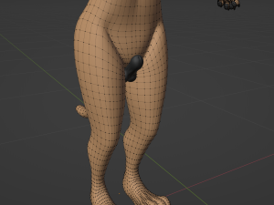 Arthur Anthro Lion Model 3D