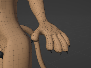 Arthur Anthro Lion Model 3D