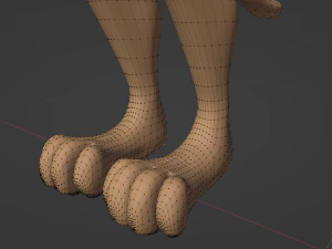 Arthur Anthro Lion 3D Model